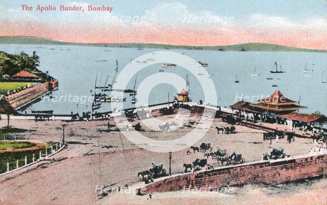 The Apollo Bunder, Bombay, India, early 20th century. Artist: Unknown