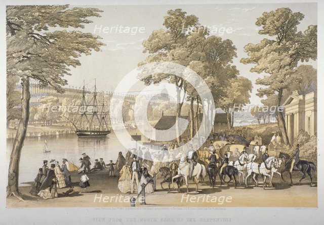 The Great Exhibition, Hyde Park, Westminster, London, 1851.                                      Artist: Day & Son