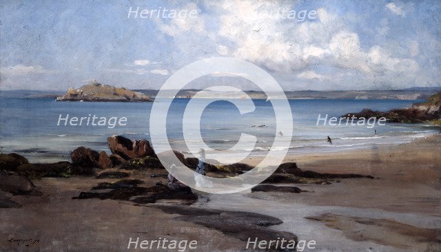 'Woman's Bathing Beach', 1876.  Artist: Emmanuel Lansyer