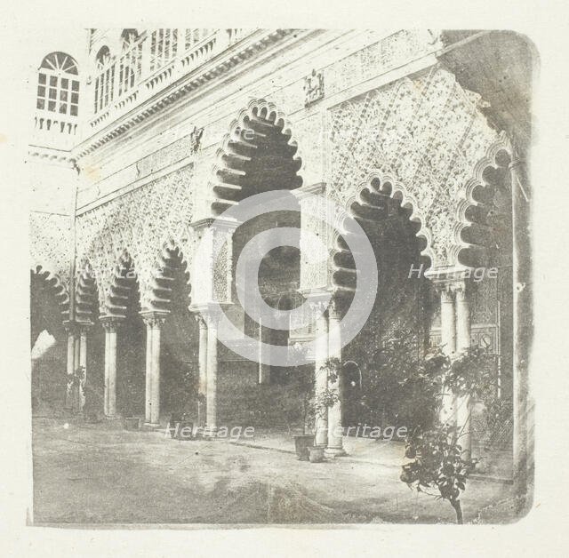 Alcazar de Seville, c. 1853/58. Creator: William Henry Fox Talbot.