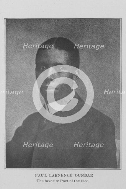 Paul Lawrence Dunbar; The favorite Poet of the race, 1907. Creator: Unknown.