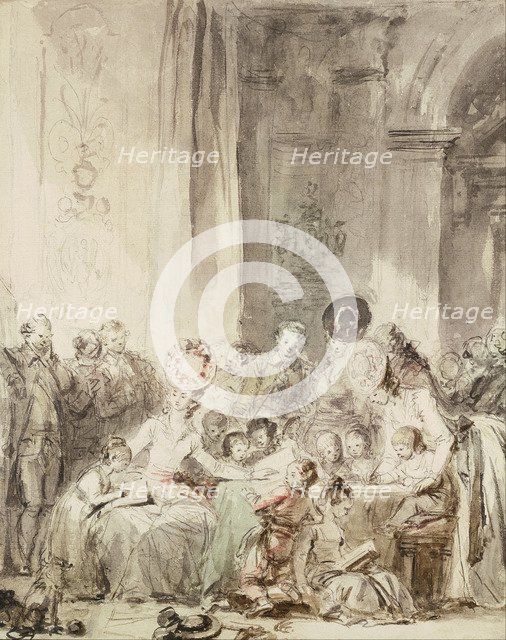 The Competition (Le concours). Artist: Fragonard, Jean Honoré (1732-1806)