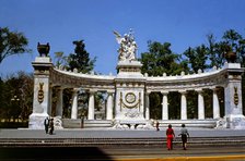 Mexico City, monument to Benito Juarez (1806-1872) erected in 1910 to commemorate the centenary o…