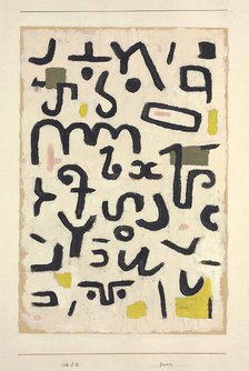Gesetz (Law) , 1938. Creator: Klee, Paul (1879-1940).