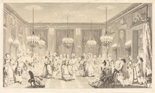 Le bal pare, 1774. Creator: Antoine Jean Duclos.