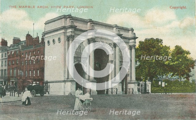Marble Arch, Hyde Park, London. Artist: Unknown
