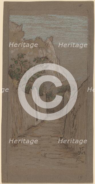 Capri, 1913. Creator: Elihu Vedder.