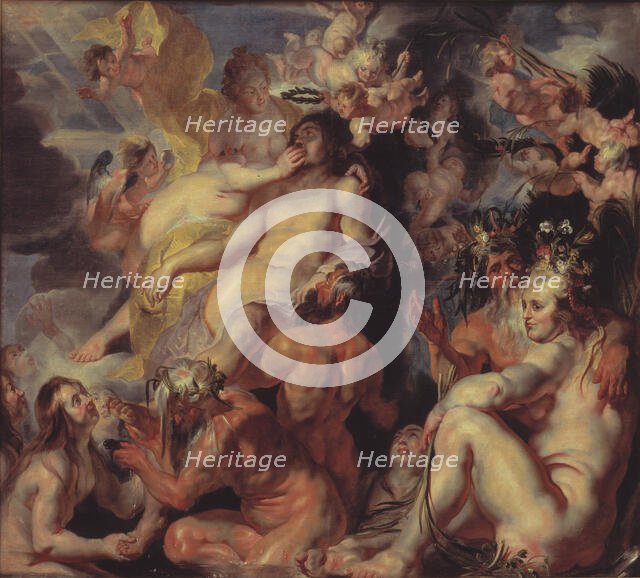 The Apotheosis of Aeneas, 1615-1619. Creator: Jacob Jordaens.