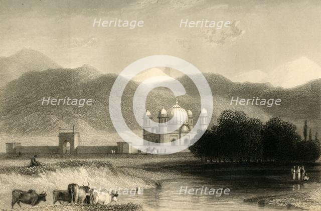 'At Nujibabad, Rohilcund', 1835. Creator: William Daniell.