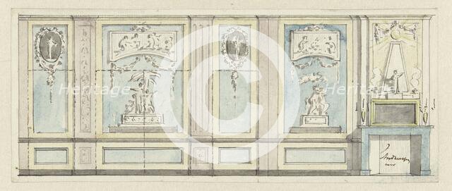 Design for a room wall, c.1752-c.1819. Creator: Juriaan Andriessen.