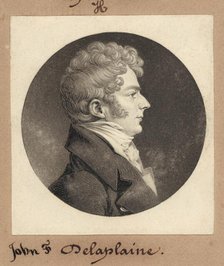John F. Delaplaine, 1810. Creator: Charles Balthazar Julien Févret de Saint-Mémin.
