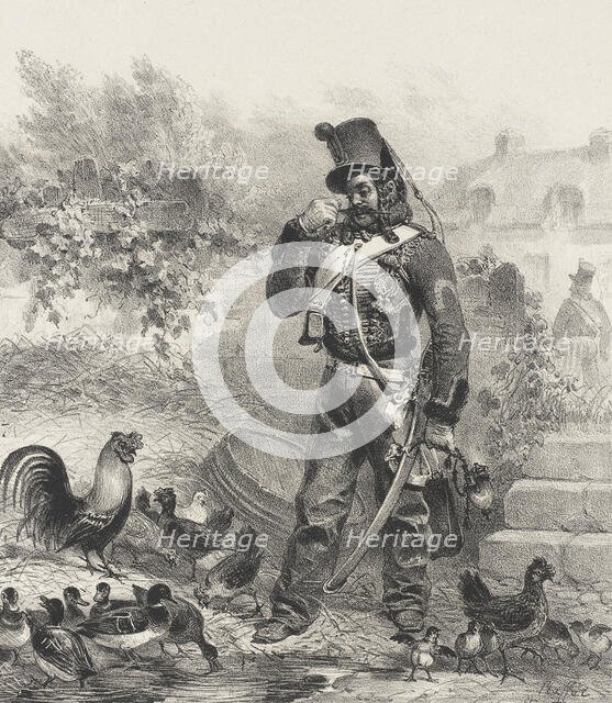 La Tentation, c1833. Creator: Auguste Raffet.