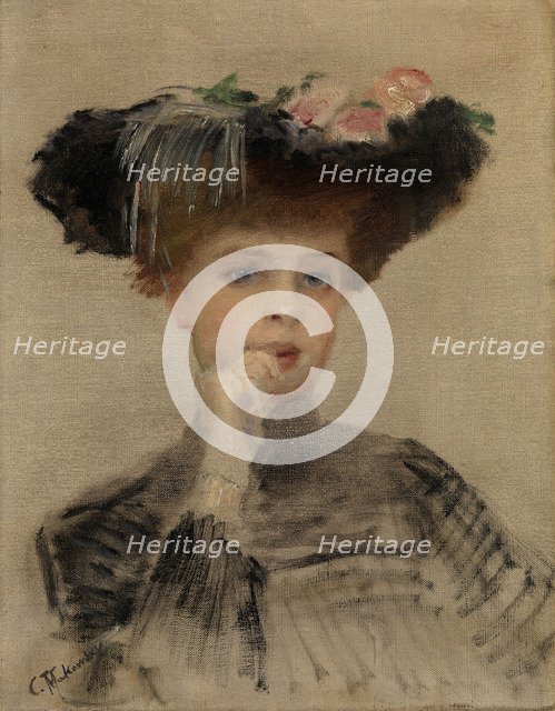 La Parisienne, 1902. Artist: Makovsky, Konstantin Yegorovich (1839-1915)