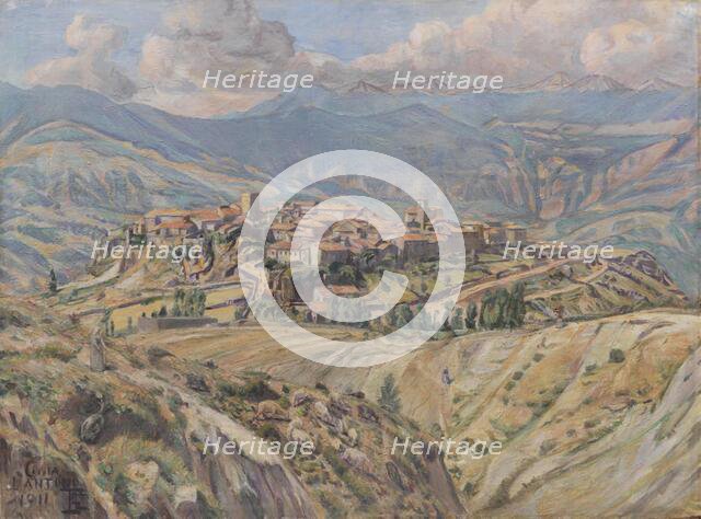 Cività d'Antino in the Abruzzi, 1911. Creator: Poul S. Christiansen.