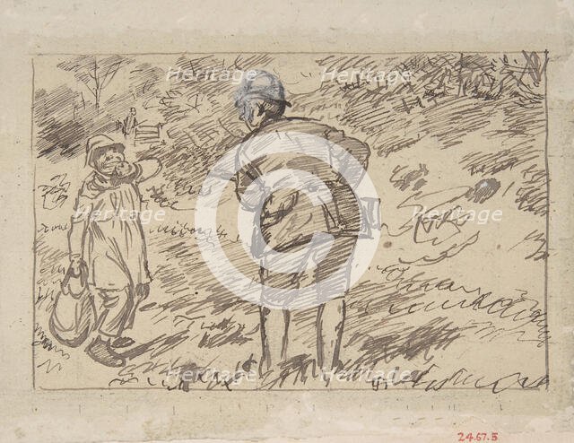 A Reproof, 1870-1891. Creator: Charles Samuel Keene.