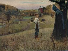 'The Child Bartholomew's Dream', 1889-1890, (1965). Creator: Mikhail Nesterov.