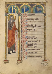 Amos; Psalter, about 1240-1250. Creator: Unknown.