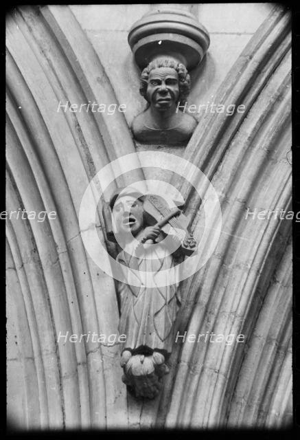 Carving, Beverley Minster, East Riding of Yorkshire, c1955-c1980. Creator: Ursula Clark.