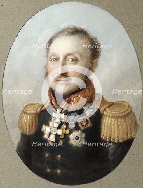 Field Marshal Count Ludwig Adolf Peter of Sayn-Wittgenstein-Ludwigsburg, (1769-1843), 1814.  Creator: Senff, Karl August (1770-1836).