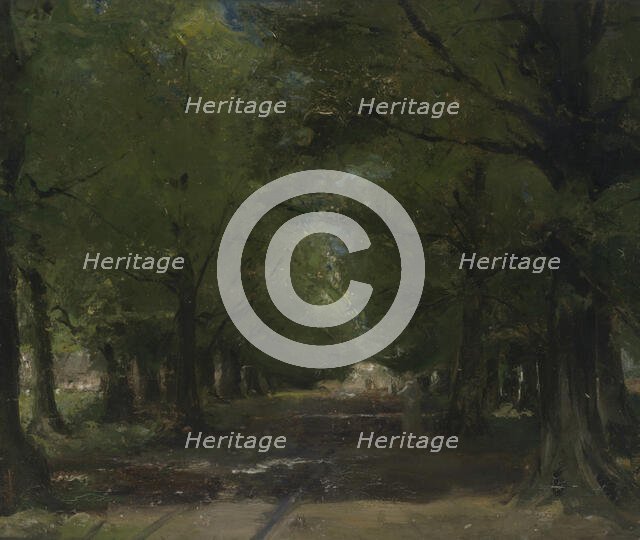 Entrance of the Abbey of Tongerlo, 1895-1905. Creator: Emile Vloors.