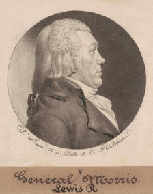 Lewis Richard Morris, 1798. Creator: Charles Balthazar Julien Févret de Saint-Mémin.