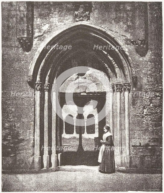 Portail Saint-Trophime; Entrée Du Cloître, Arles, Église Métropolitaine de Saint-Trophime,..., 1852. Creator: Charles Nègre.