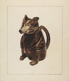 Possum Pitcher, c. 1938. Creator: Ernest A Towers Jr.