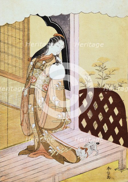 'The Princess Nyosan', 1765. Artist: Suzuki Harunobu