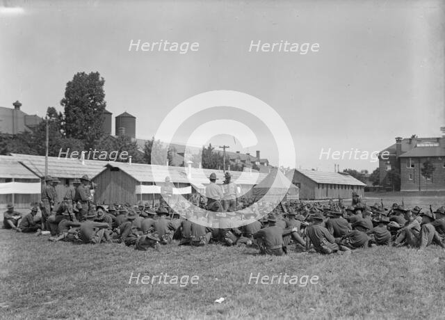 Fort Myer Officers Training Camp, 1917. Creator: Harris & Ewing.