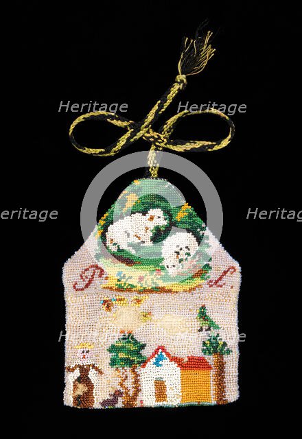 Coin purse, Mexican, 1820-40. Creator: Unknown.