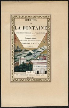 Fables de La Fontaine, 1837-1839. Creator: Imam Bakhsh Lahori (active 1830s-1840s).