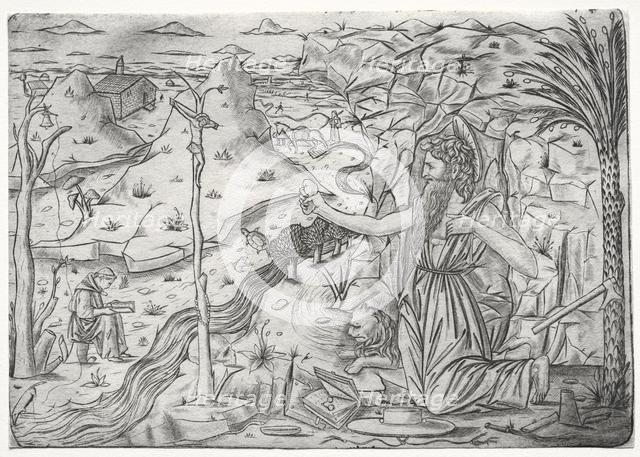 St. Jerome in Penitence, c. 1480-1500. Creator: Unknown.