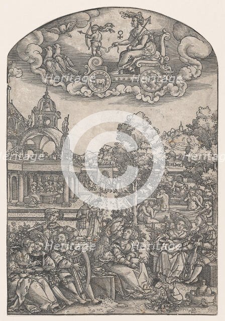 Venus, from The Seven Planets. Creator: Georg Pencz.