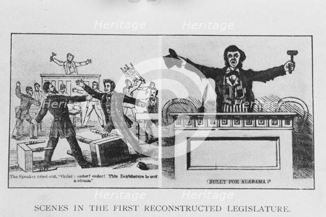 Scenes in the First Reconstructed Legislature, 1905. Creator: Unknown.