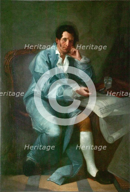Portrait of the architect Jean-Baptiste Vallin de la Mothe (1729-1800). Artist: Anonymous  