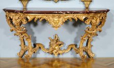 Console Table, c. 1725. Creator: Jules-Michel Hardouin (1635-1737); Michel II Lange; Pierre Turpin.