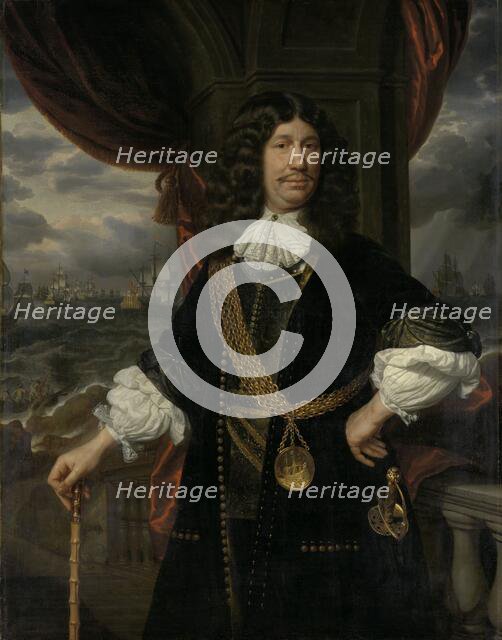 Portrait of Mattheus van den Broucke (1620-1685). Councillor of the Indies, 1670-1678. Creator: Samuel van Hoogstraten.