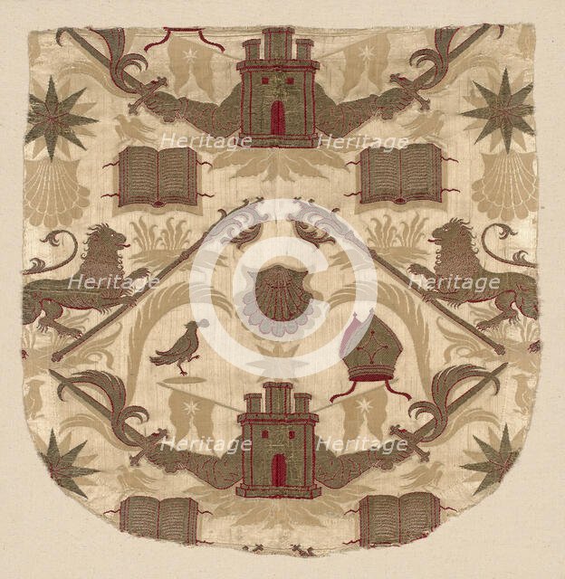 Hood from Cope, Spain, 17th century. Creator: Unknown.