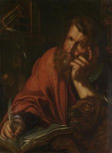 The Evangelist Saint Mark, 1610-1615. Creator: Joachim Anthonisz Wtewael.