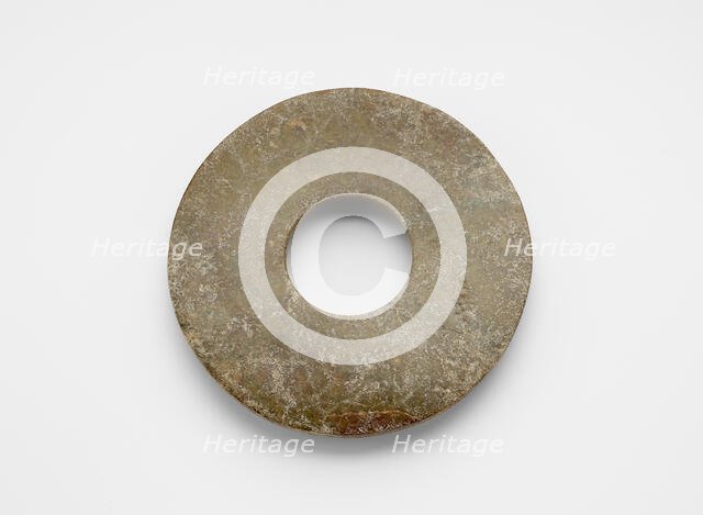 Disk (bi ?), Late Neolithic period, ca. 3300-2250 BCE. Creator: Unknown.