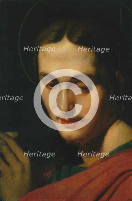 Head of Saint John the Evangelist. Creator: Jean-Auguste-Dominique Ingres.