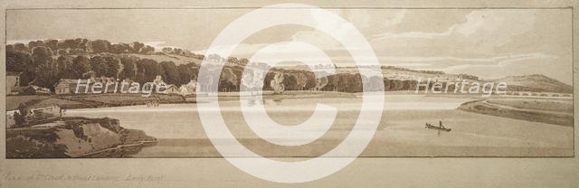 A Selection of Twenty of the Most Picturesque Views in Paris: View of St. Cloud..., 1802. Creator: Thomas Girtin (British, 1775-1802); Frederick Christian Lewis (British, 1779-1856).