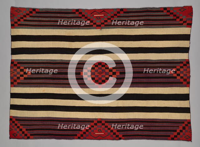 Chief Blanket (Third Phase), c. 1880. Creator: Unknown.