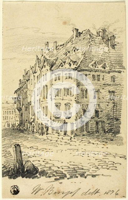 City Street, 1876. Creator: William Burges.