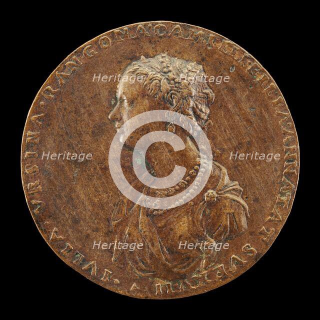 Guilia Orsini, 1537-1598, Wife of Baldossare Rangoni c. 1554 [obverse], 1554. Creator: Master IAC. URB..