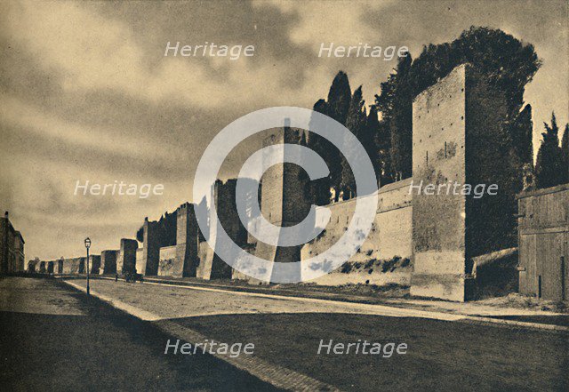 'Roma - The Aurelian Wall ', 1910. Artist: Unknown.