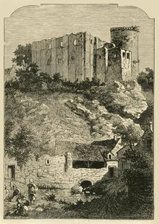 'The Castle of Falaise and Fountain of Arlette', 1890.   Creator: Unknown.