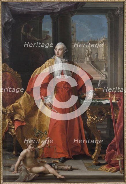 Portrait of Abbondio Rezzonico , 1766. Creator: Batoni, Pompeo Girolamo (1708-1787).