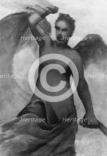 Fortune: A Study for "The Discoverer", 1878. Creator: William Morris Hunt.