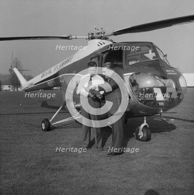 Sports Ground, Elstree, Elstree and Borehamwood, Hertsmere, Hertfordshire, 30/04/1958. Creator: John Laing plc.